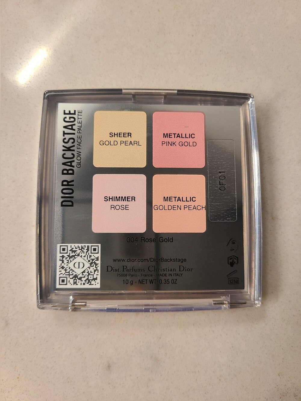Dior Backstage Glow Face Palette *004 Rose Gold - Picture 4 of 9